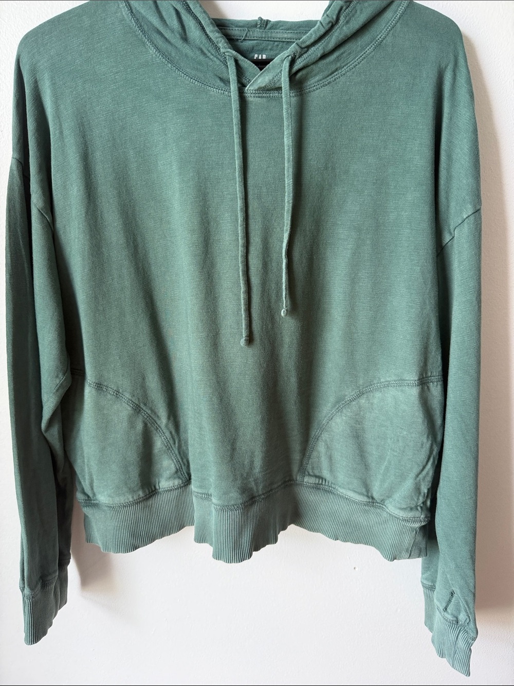 GAP Moss Green Cowl-Neck Hoodie Sweater